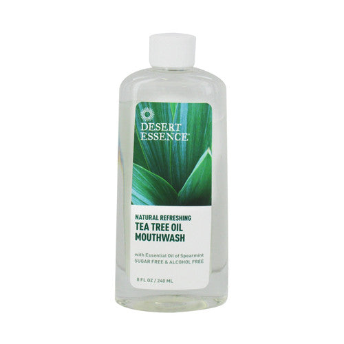 Desert Essence Tea Tree Oil Spearmint Mouthwash - 8 Oz